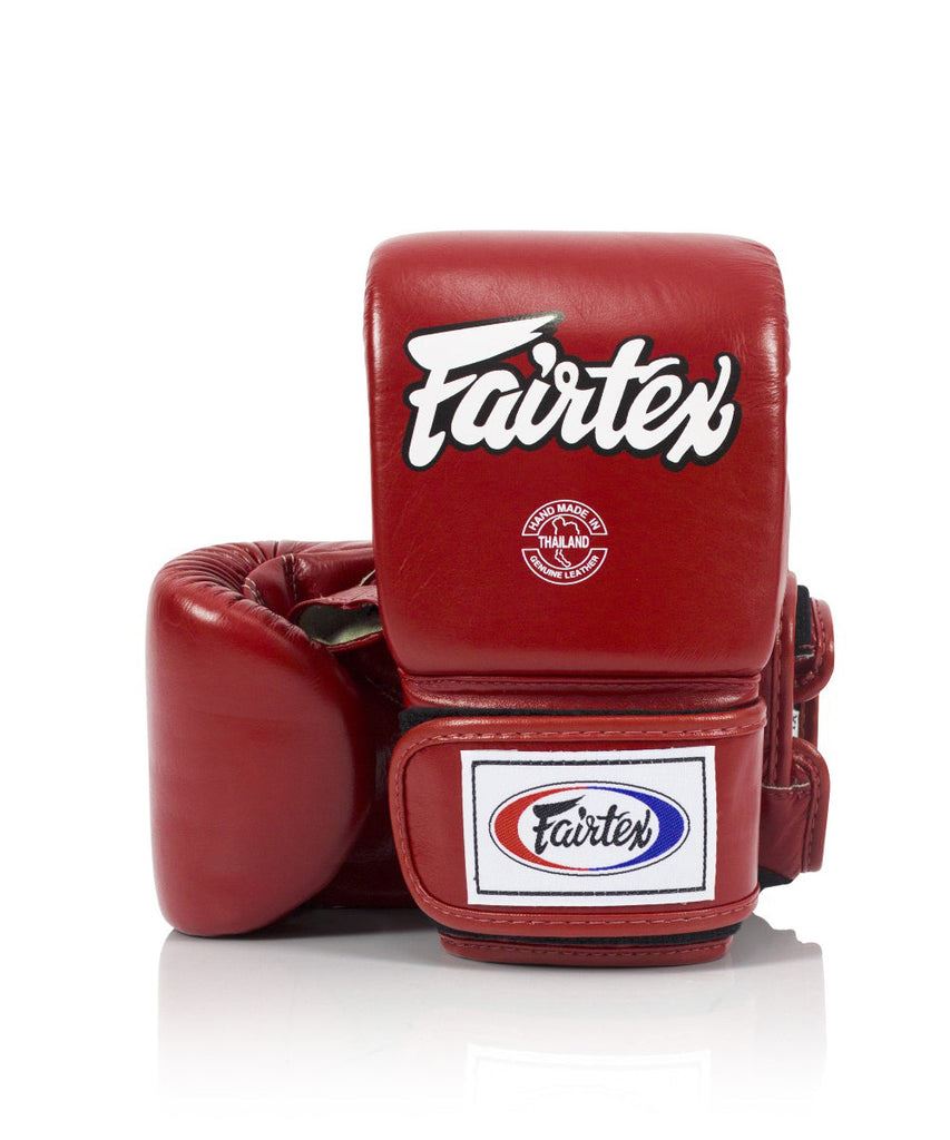Fairtex TGO3 Super Sparring Schwerboxsack Handschuhe Offener Daumen