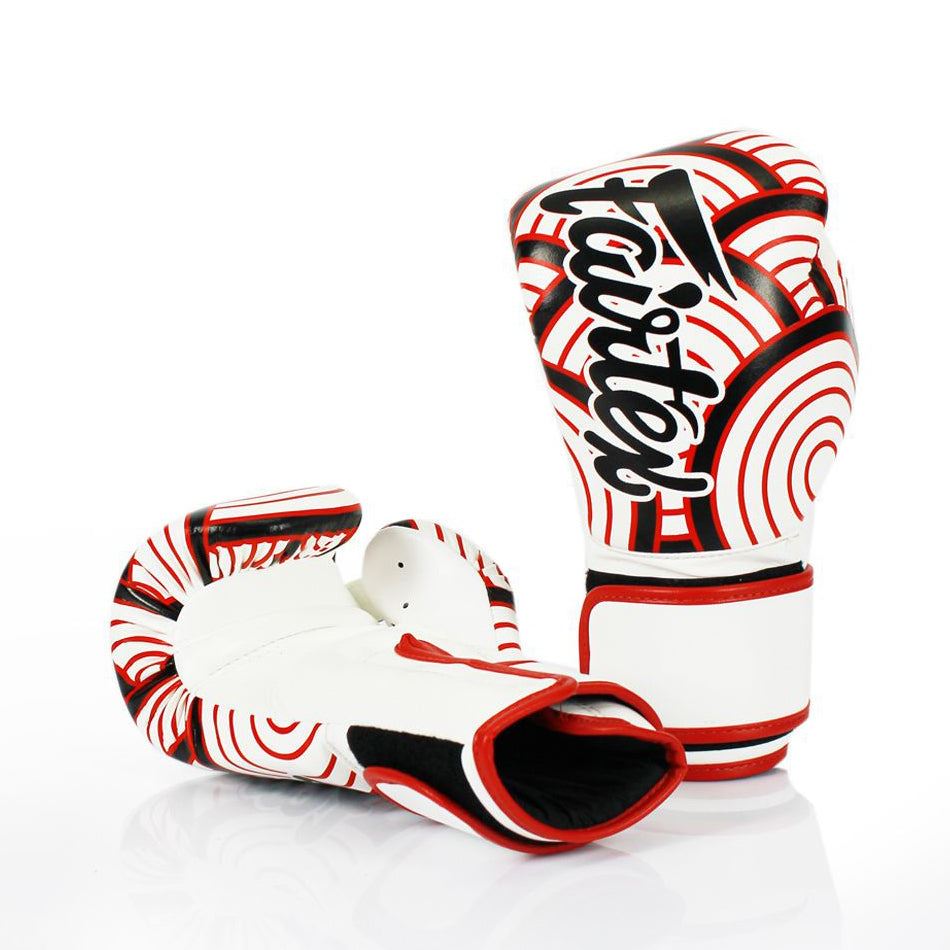 Fairtex BGV14 Microfiber Bokshandschoenen Kunstcollectie Rode Golf