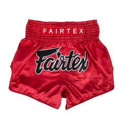 Fairtex BS1936 Shorts Muay Thai Rojo Diamante