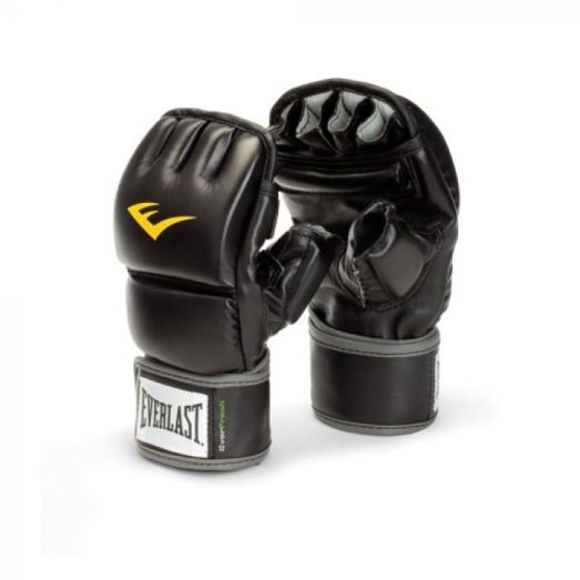 Everlast Wristwrap Heavy Bag Gloves Black Unisex Synthetic Leather