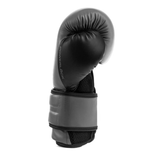 Everlast Powerlock 2 Boxing Gloves | Grey | Synthetic Leather