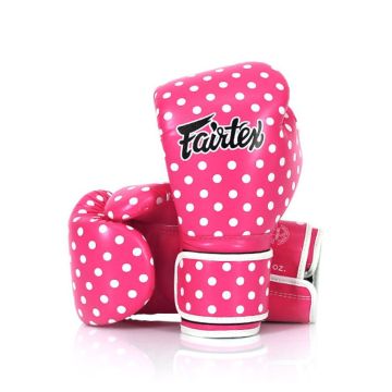 Fairtex BGV14P Gants de boxe en microfibre collection art vintage pois