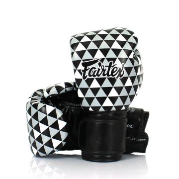 Fairtex BGV14B Gants de boxe en microfibre art optique prisme