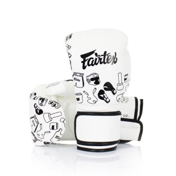 Fairtex BGV14W Gants de boxe en microfibre collection art de rue graffiti